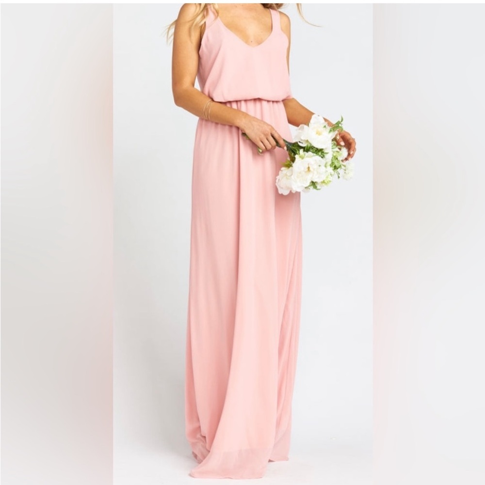 Show Me Your MuMu Light Pink Kendall Maxi Dress